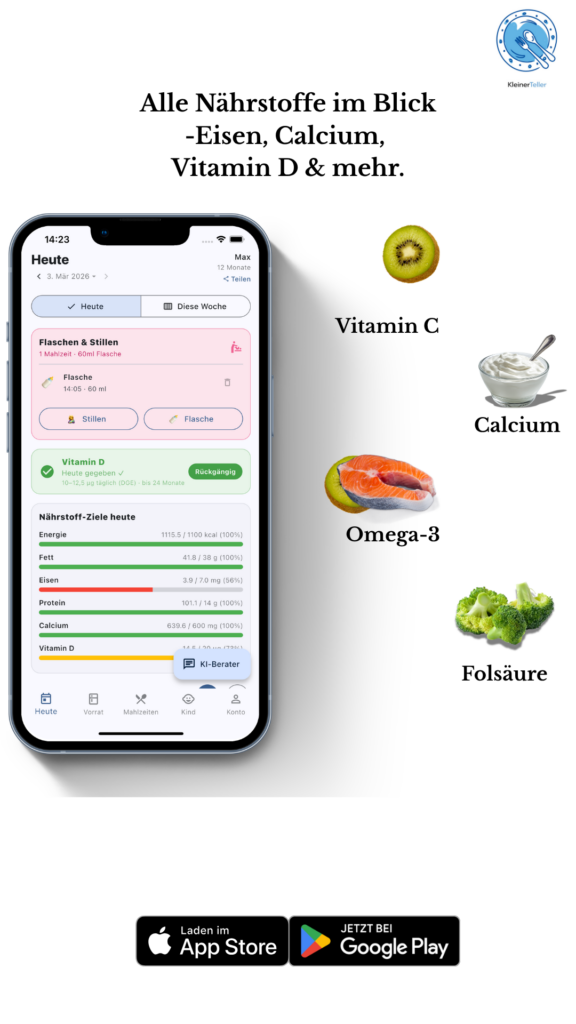 Omega-3 & DHA Bedarf Baby: Wie viel dein Kind wirklich braucht