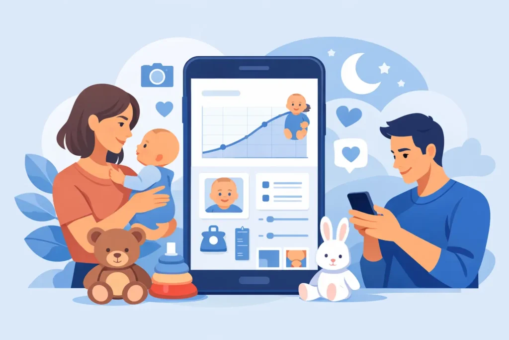 Babywachstum dokumentieren: App für Eltern
