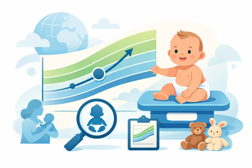 WHO-Perzentilen beim Babygewicht verstehen